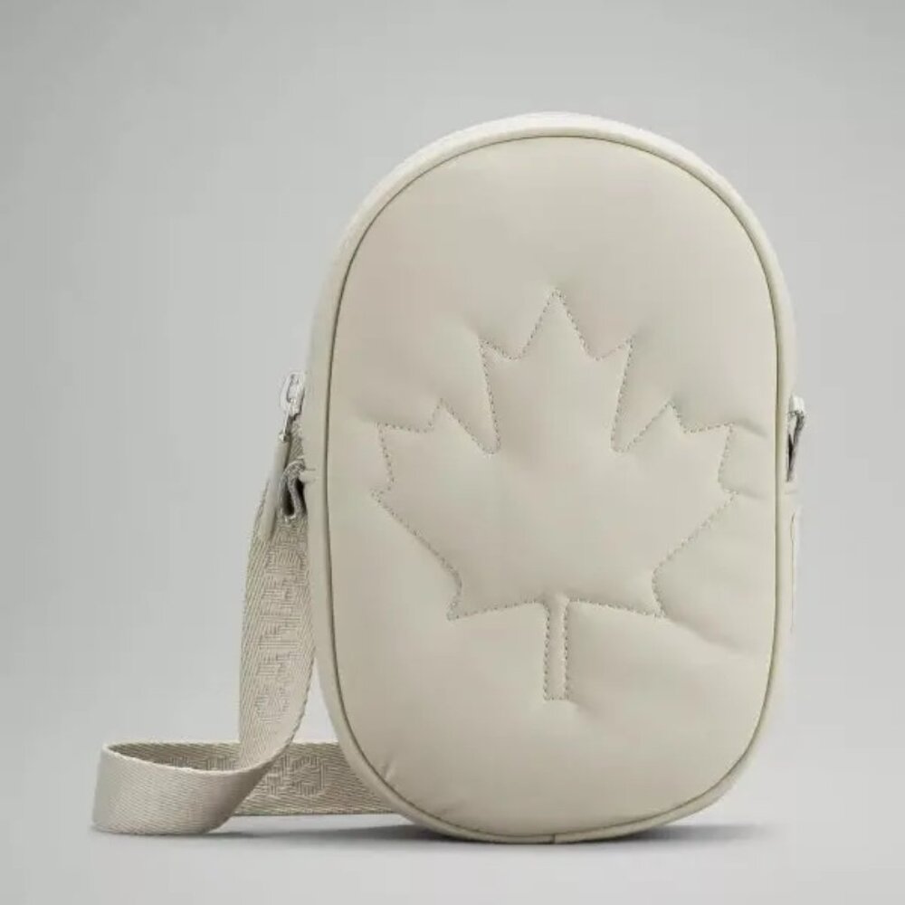 Lululemon Team Canada 22 Future Legacy Crossbody Bag - Ivory White